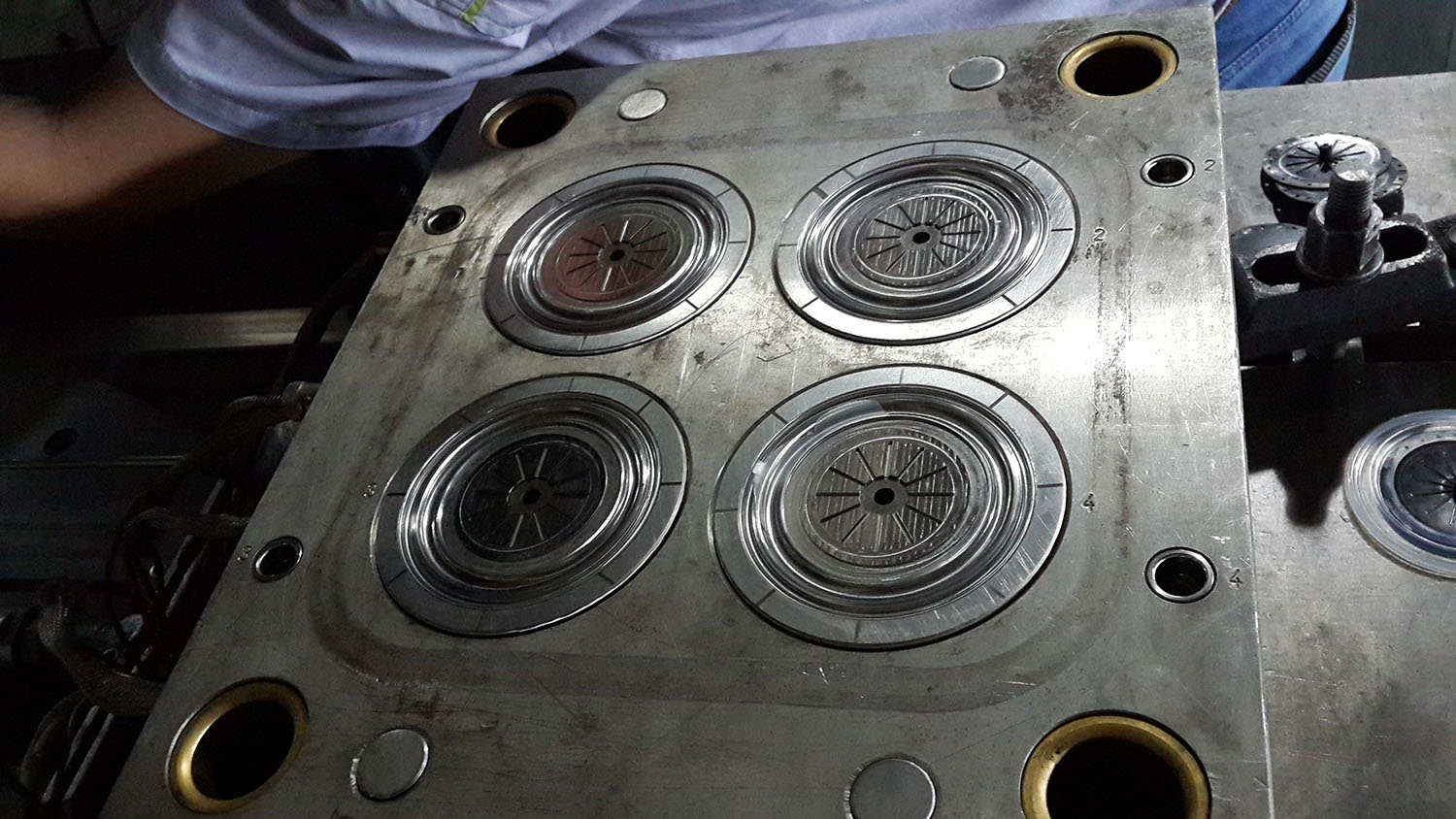 LSR overmold diaphragm mould 