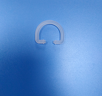 Single color plastic pacifier handle
